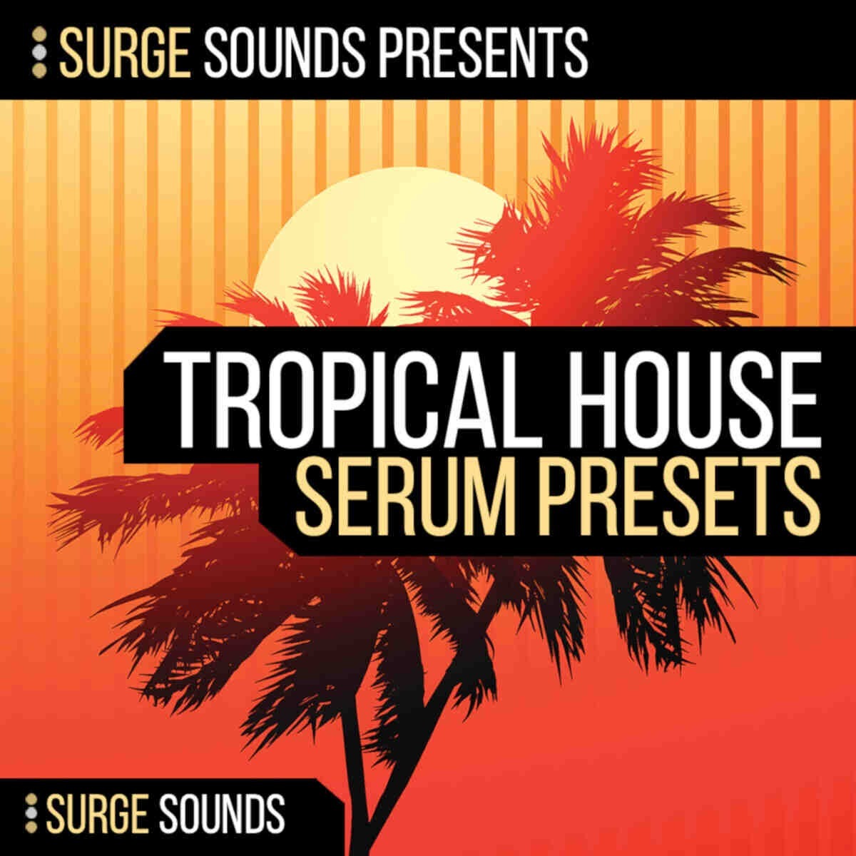 Surge Sounds - Tropical House Sample Packs Software GUI Artwork